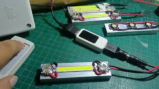 DIY โคมไฟโซล่าเซลล์ ฤดูฝน หลอดไฟ 3v Led Hipower Cob  ประหยัดพลังงานมากขึ้น สว่างมากขึ้น