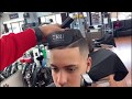 (Como hacer un fade en 5 minutos)How to do a fade in 5 minutes/ combover haircuts/fade “tutorial”