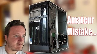 I couldn't understand why this PC was so cheap... until I looked inside.