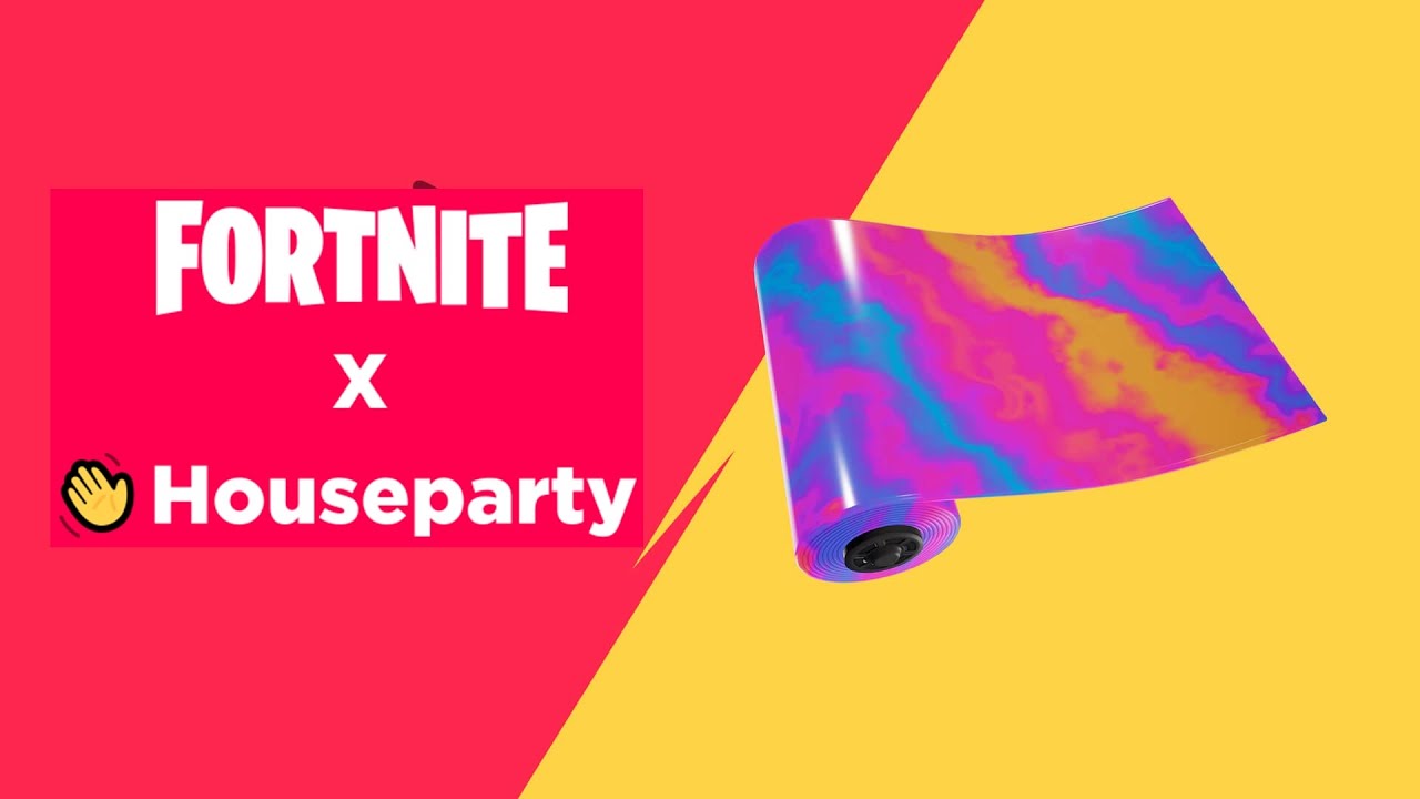 Fortnite X Houseparty (Claim Free Rainbow Fog Wrap)