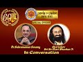 Dr Subramanian Swamy in a Conversation with Gurudev Sri Sri Ravi Shankar ji