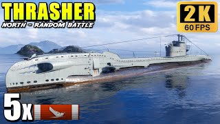 Подводная лодка Thrasher - кракен из-под моря
