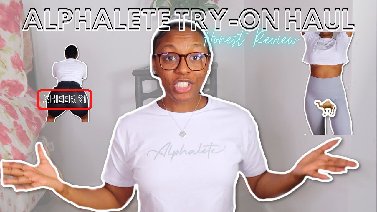 BEST LEGGINGS EVER? HONEST NEW Alphalete Try On Haul 2020 Unsponsored