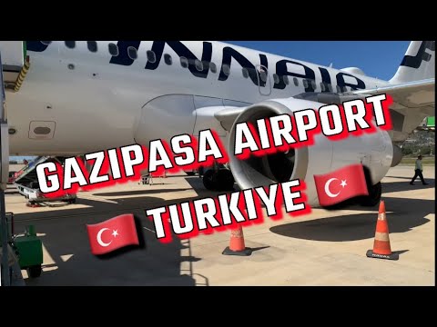 Gazipasa Airport Turkiye March 2023. Gazipasa Lentokenttä Turkki. Antalya Alanya Turkey турция