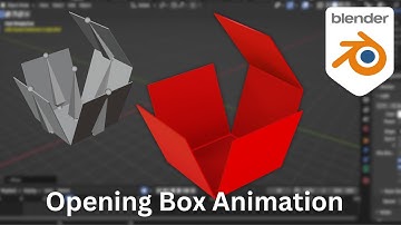 how to make an Opening box Animation in blender | blender tutorial