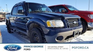 Blue 2002 Ford Explorer Sport Trac  Review Prince George British Columbia - Prince George Ford