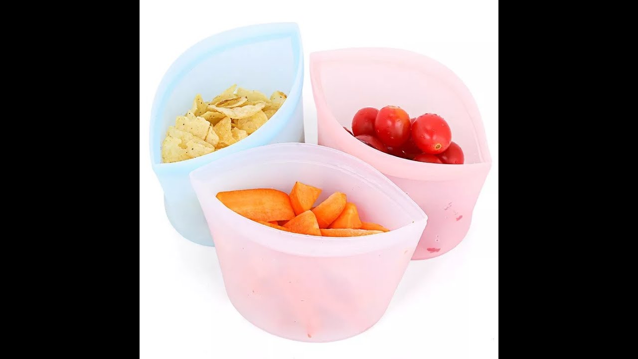 Fixkitch Reusable Silicone Food Storage Bag