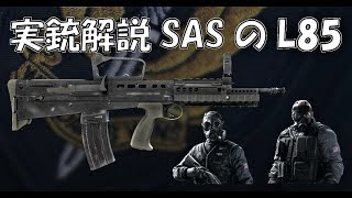 【R6S】実銃解説 SASのL85 Rainbow six siege
