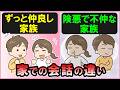 ずっと仲が良い家族と冷え切ってしまう家族の会話の違い【心理学】