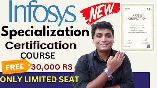 Infosys Specializations Courses Free Only For Limited Users | Certifications partnership Coursera