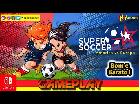 ? GAMEPLAY! SUPER SOCCER BLAST: AMERICA Vs EUROPE é divertido e baratinho. Confira!