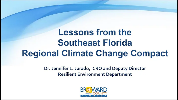 Lessons learned from the Southeast Florida Regiona...