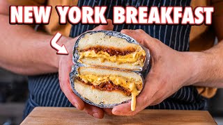 Authentic New York Bacon Egg and Cheese At Home