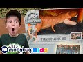 Treasure Hunt and GIANT T-REX! @T-Rex Ranch - Dinosaurs For Kids | Jurassic TV | Dinosaur Videos