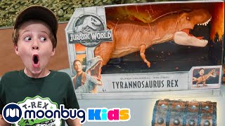 Treasure Hunt and GIANT TREX! @TRexRanch | Jurassic TV | Dinosaur Videos