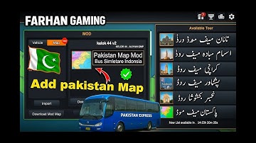 How to Add Pakistan Map in Bus Simulator | Full Tutorial Step by Step (Urdu / Hindi)|farhan15x