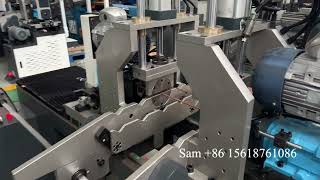 Copper brass tube double end chamfering machine