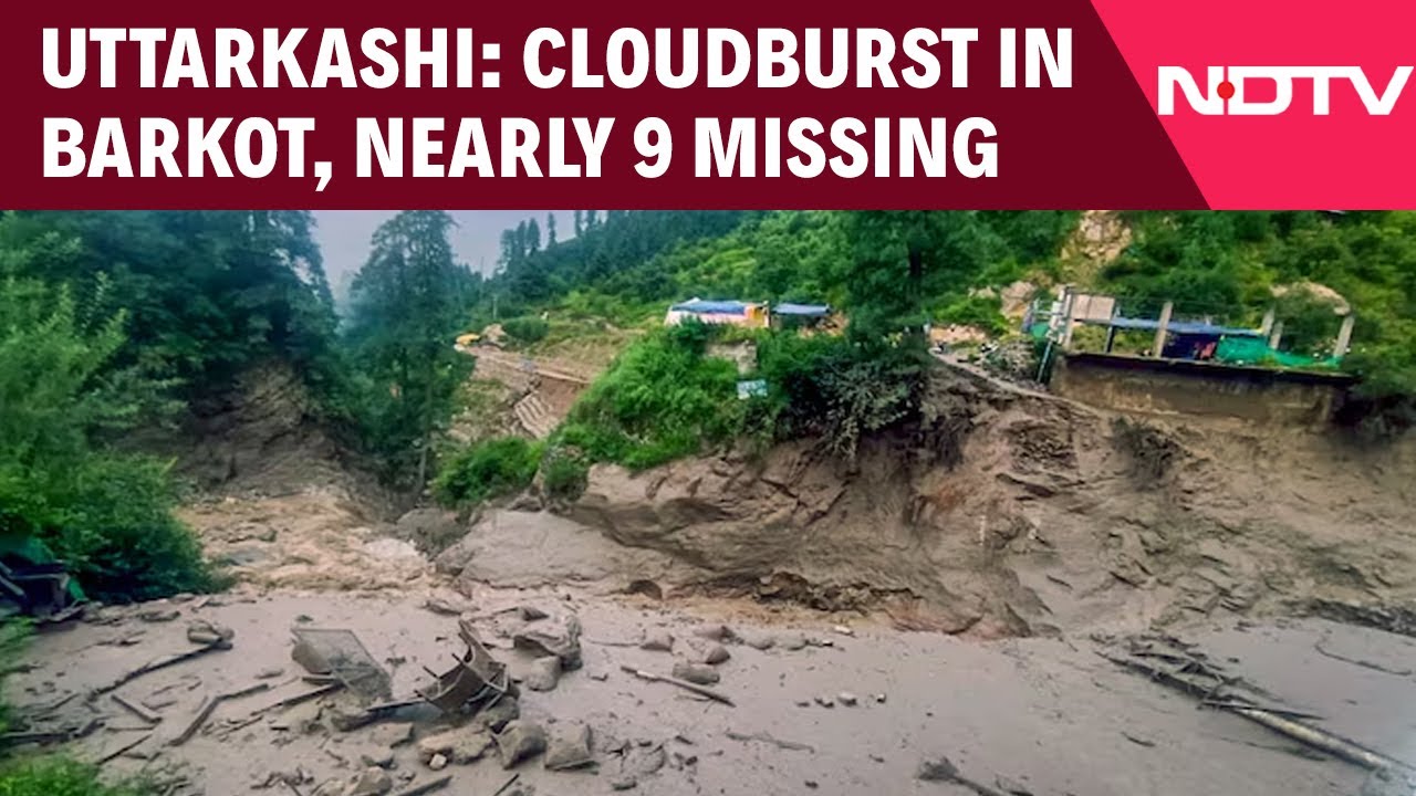 Uttarkashi News | 9 Missing After Uttarakhand Cloudburst, Char Dham Yatra Suspended