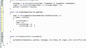 XNA Tutorial 11 - Animation