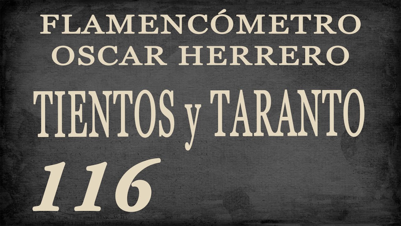 Metrónomo Flamenco - Tientos y Taranto 116 - Flamencómetro Oscar Herrero