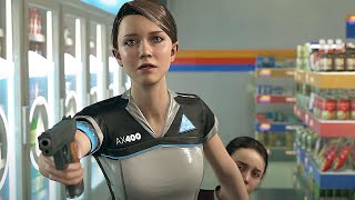 Kara Robs the Store - Detroit Become Human (2018) Game Clip HD