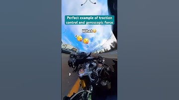 😳 Awesome Physics. #tractioncontrol #gyroscopicforce