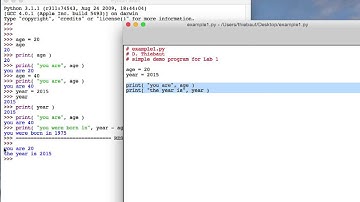 CSC111 Intro to Lab 1