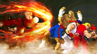 Horizontal Shoryuken! Violent Ken Vyn vs Everyone! Street Fighter Mugen