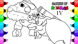 Garten of Banban 4 Coloring Pages / How to Color ADMIRAL KRUSTY'S CREW / NCS MUSIC