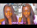 HD Lace Wig Review + Install| Unice Hair| Is it worth it?