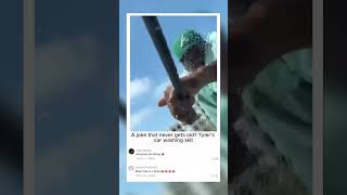 A joke that never gets old? Tyler’s car washing skit #rap #hiphop #tylerthecreator #short