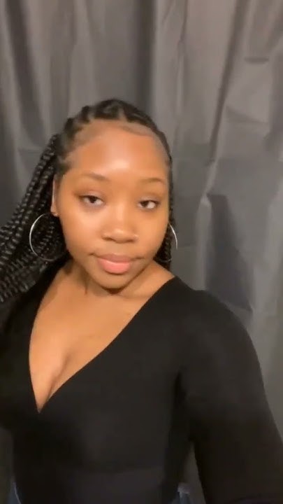  Heart Braid Fulani Braids with Crochet Braids! Split the time in half ...