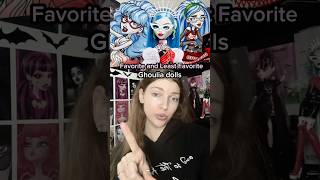 Favorite & least favorite Ghoulia dolls 🧠🍒 #MonsterHigh