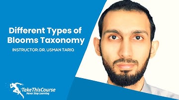 Different Types of Blooms Taxonomy