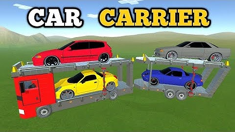 CAR CARRIER TRUCK EVERTECH SANDBOX |TUTORIAL #275