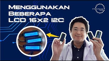 🔴Menggunakan lebih dari 1 LCD 16x2 modul I2C