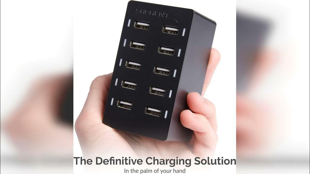 Review: Sabrent 60 Watt (12 Amp) 10-Port [UL Certified] Family-Sized