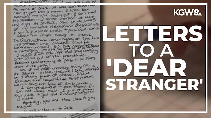 'Dear Stranger' helps Oregonians connect with others through writing