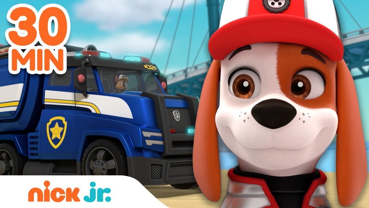Paw Patrol Big Truck Pups Rescue Adventure Bay! W/ Al & Chase | 30 Minute  Compilation | Nick Jr. - Youtube
