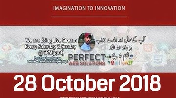 Live Tech Talk by Perfect Web Solutions | Live QnA | Web Design and Development Career Guide 2018-19