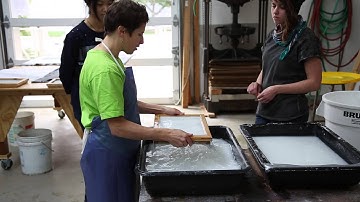 Making watermarks in hand papermaking
