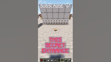 Make UNDETECTABLE SECRET ENTRANCES with WATERLOGGING! | Redstone with PsiVolt #minecraft #redstone