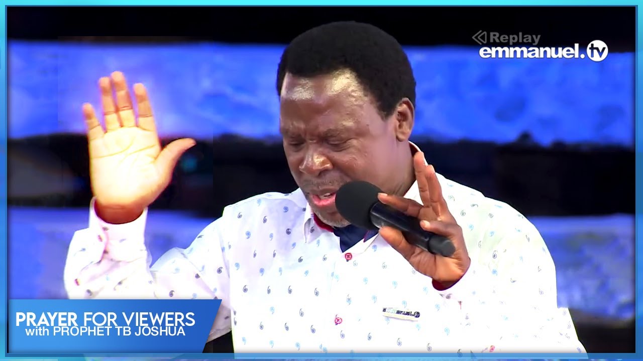 ANOINTED PRAYER FOR YOU!!! With Prophet TB Joshua - YouTube