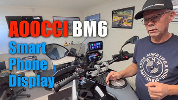AOOCCI BM6 Apple CarPlay and Android Auto Screen for motorcycles