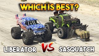 GTA 5 ONLINE : SASQUATCH VS LIBERATOR (WHICH IS BEST?)