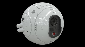 Drone 01. 3D model.