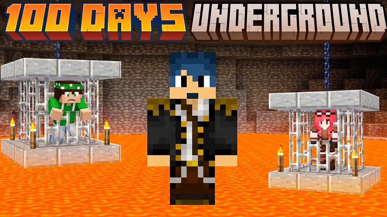 Ho INTRAPPOLATO 10 YOUTUBERS su Minecraft UNDERGROUND!
