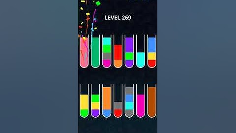 COLOR SORT PUZZLE LEVEL 269
