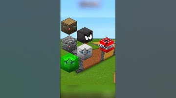 MINECRAFT TNT VS BLOCKS #minecraft #shorts #tnt #block