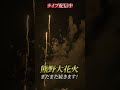 熊野大花火大会(8/17)　約10,000発　ライブ配信中！